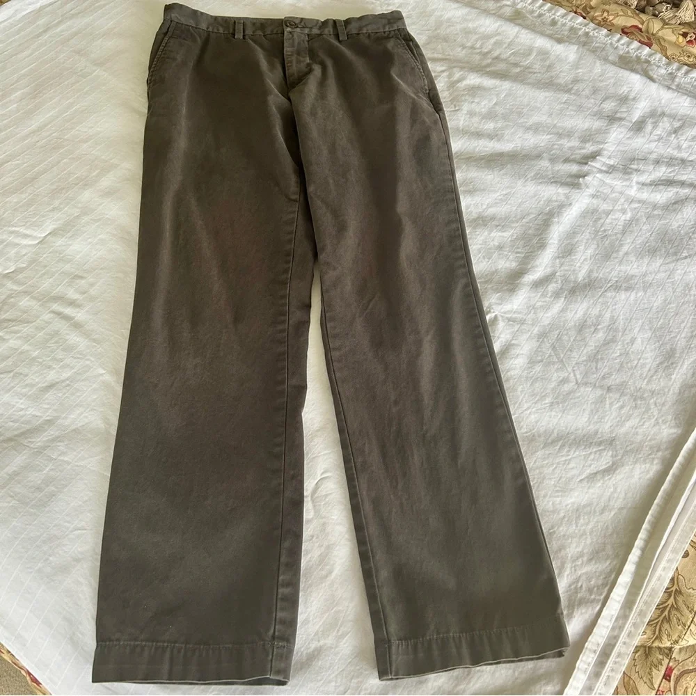 Banana Republic Men's Straight Fit Emerson Chino Sharp Grey Size 30x30